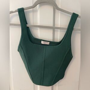 Babaton/Aritzia green top
